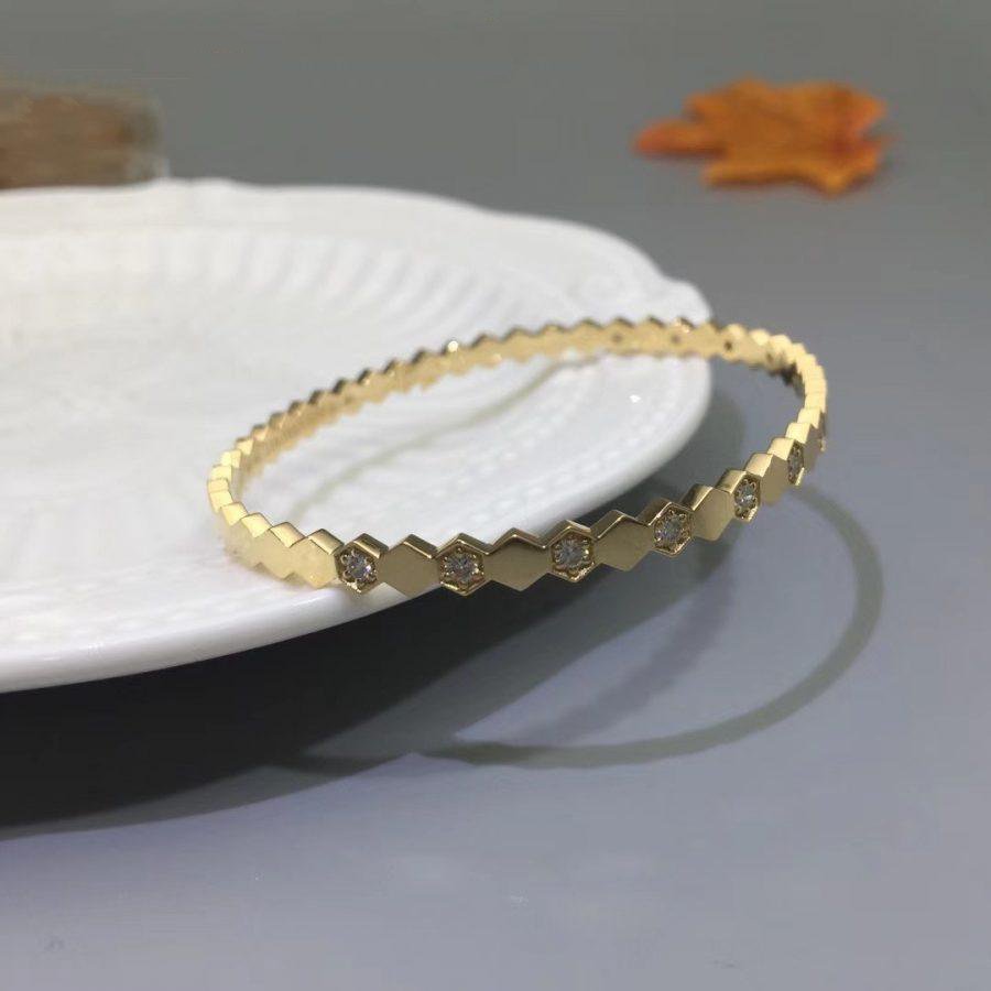 [Vera Jewelry]BEE LOVE GOLD DIAMOND BRACELET