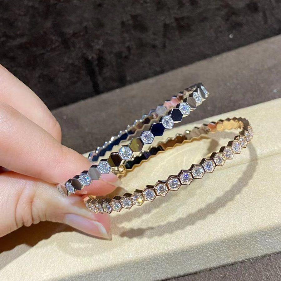 [Vera  Jewelry]BEE LOVE GOLD BRACELET FULL DIAMOND