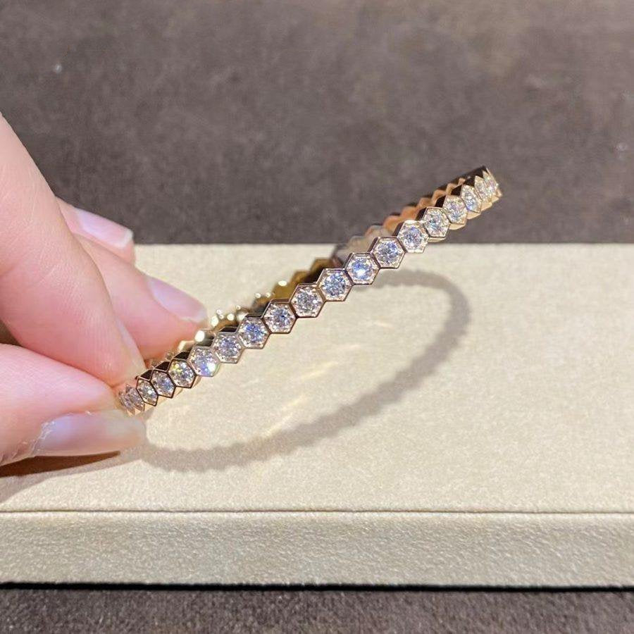 [Vera  Jewelry]BEE LOVE GOLD BRACELET FULL DIAMOND