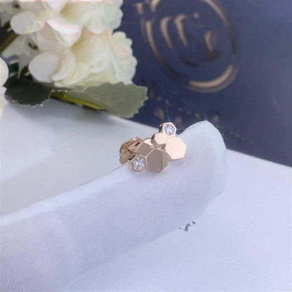 [Vera  Jewelry]BEE LOVE PINK GOLD DIAMOND EARRINGS