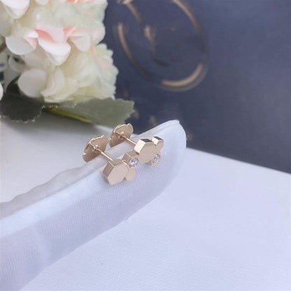 [Vera  Jewelry]BEE LOVE PINK GOLD DIAMOND EARRINGS