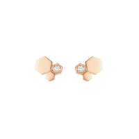 [Vera Jewelry]BEE LOVE PINK GOLD DIAMOND EARRINGS
