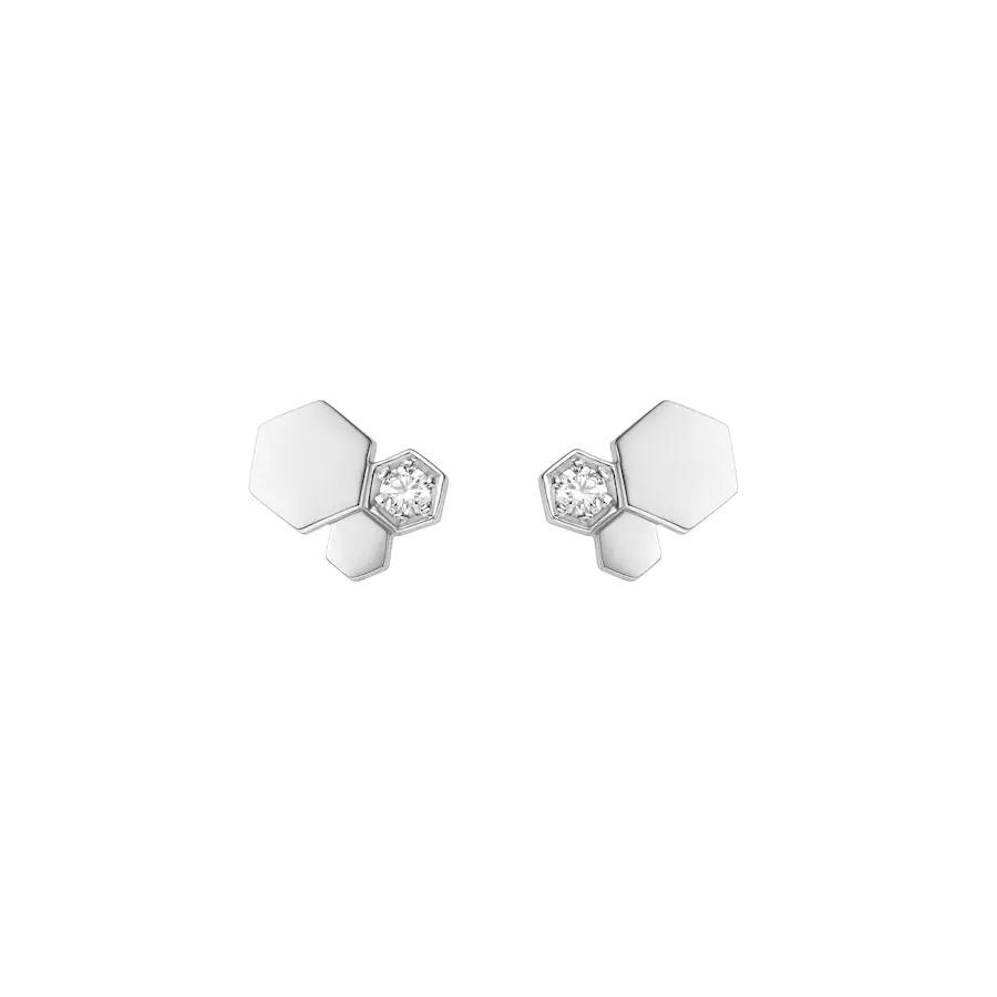 [Vera  Jewelry]BEE LOVE SILVER DIAMOND EARRINGS