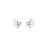 [Vera Jewelry]BEE LOVE SILVER DIAMOND EARRINGS
