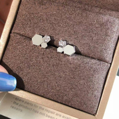 [Vera  Jewelry]BEE LOVE SILVER DIAMOND EARRINGS
