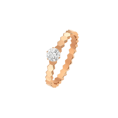[Vera  Jewelry]BEE LOVE RING PINK GOLD 1 DIAMOND