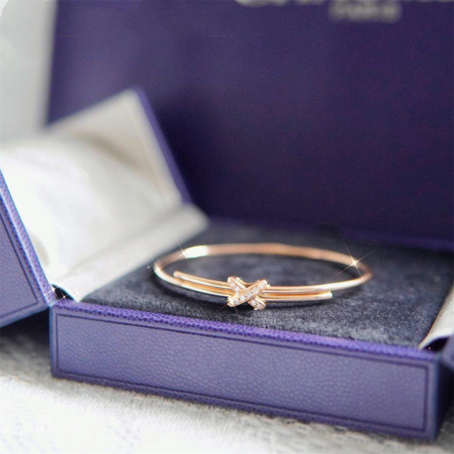 [Vera Jewelry]JEUX DE BRACELET PINK GOLD DIAMONDS