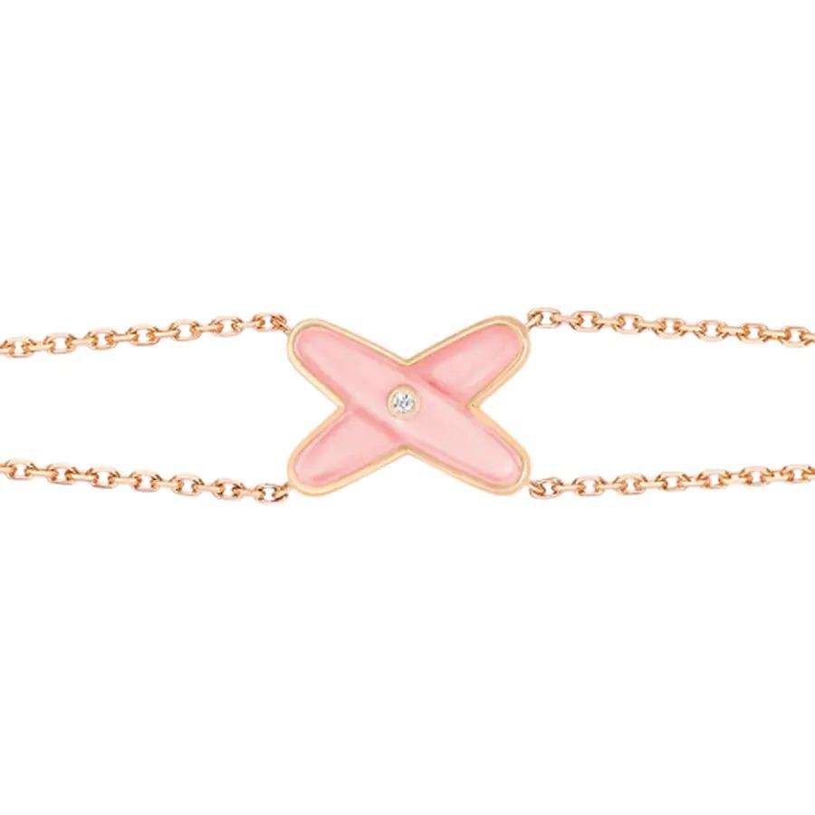 [Vera  Jewelry]JEUX BRACELET PINK MOP PINK GOLD 1 DIAMOND