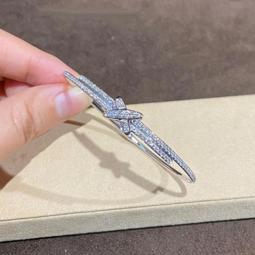 [Vera  Jewelry]JEUX DE BRACELET DIAMONDS SILVER