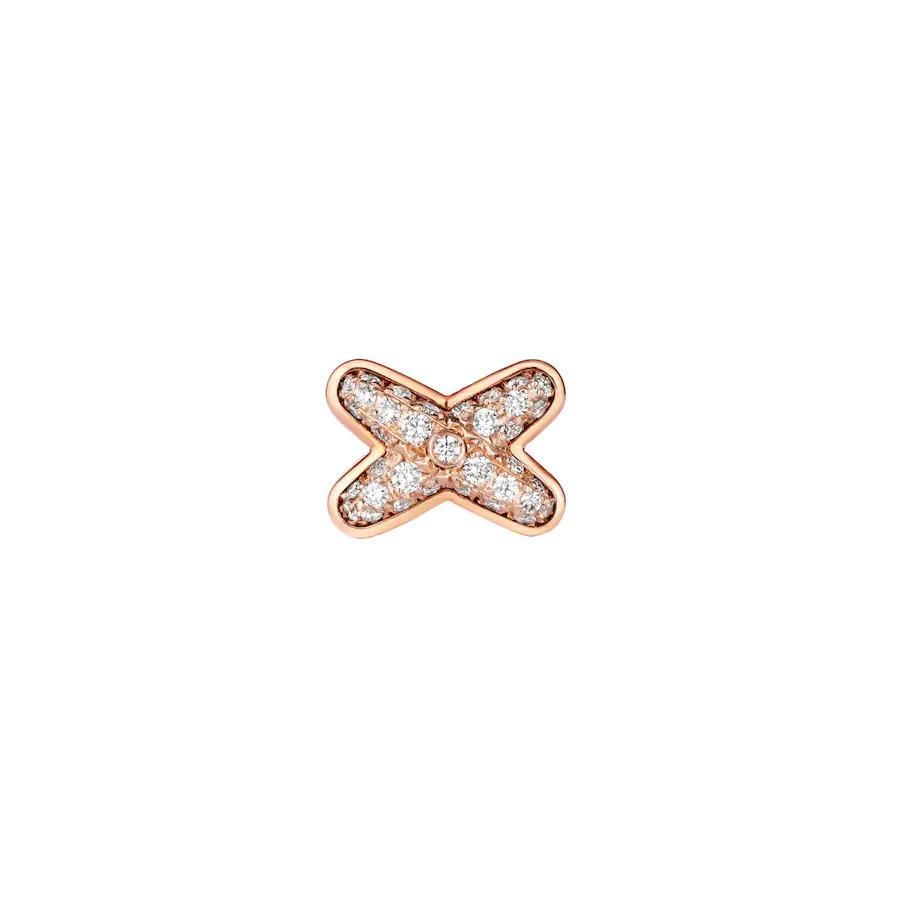 [Vera Jewelry]JEUX DE PINK GOLD DIAMOND EARRINGS