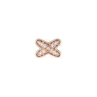 [Vera Jewelry]JEUX DE PINK GOLD DIAMOND EARRINGS