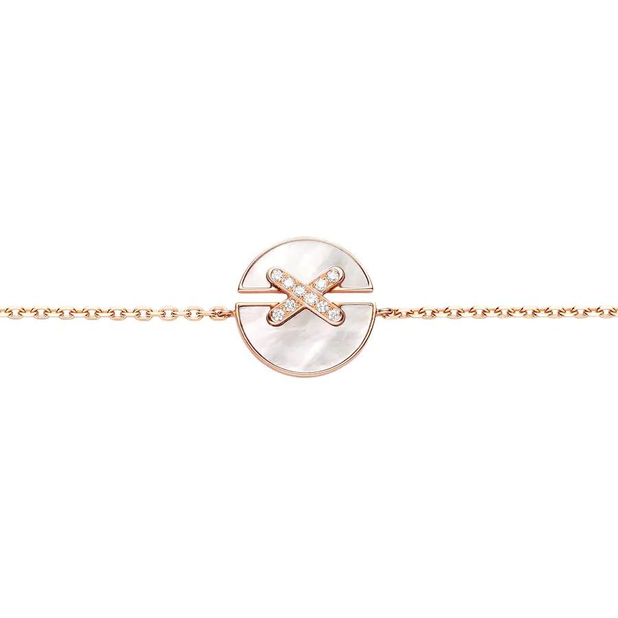 [Vera Jewelry]JEUX DE BRACELET MOP PINK GOLD DIAMONDS
