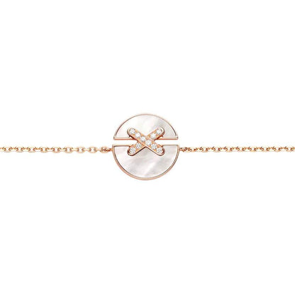 [Vera Jewelry]JEUX DE BRACELET MOP PINK GOLD DIAMONDS