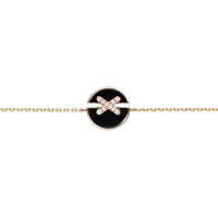 [Vera Jewelry]JEUX DE BRACELET ONYX PINK GOLD DIAMOND
