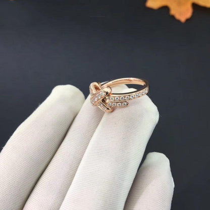 [Vera Jewelry]JEUX DE RING PINK GOLD DIAMOND