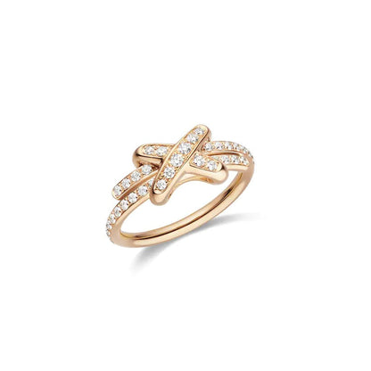 [Vera  Jewelry]JEUX DE RING PINK GOLD DIAMOND