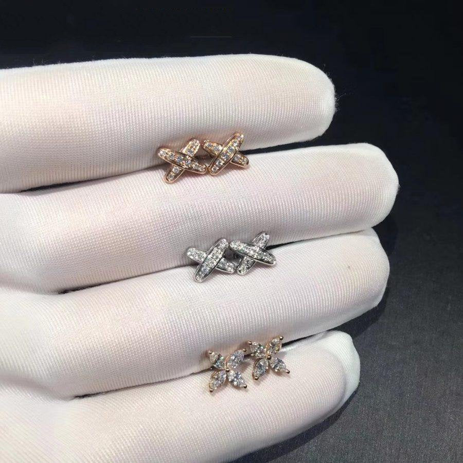 [Vera Jewelry]JEUX DE DIAMOND EARRINGS