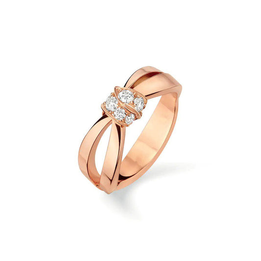 [Vera Jewelry]LIENS RING PINK GOLD DIAMOND