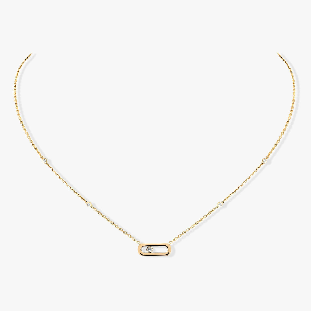[Vera Jewelry]ムーヴ ウノ ダイヤモンド ネックレス
