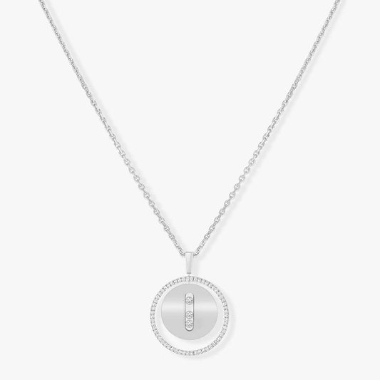 [Vera Jewelry]ラッキー ムーブ MM シルバー ダイヤモンド ネックレス