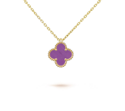 [Vera Jewelry] CLOVER 5 MOTIF VIOLET BRACELET COLLECTION