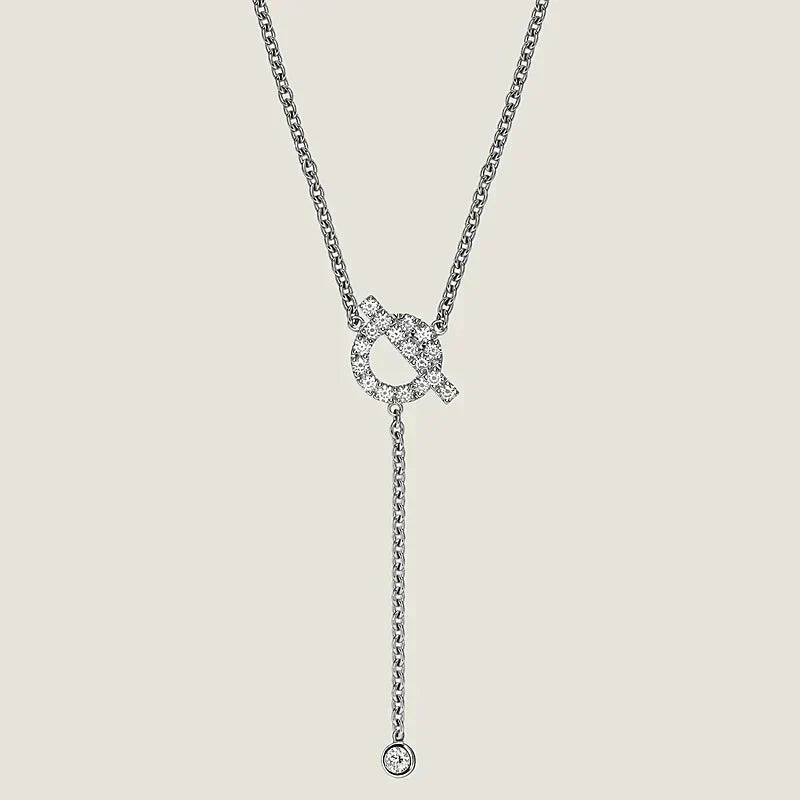 [Vera  Jewelry]FINESSE SILVER DIAMOND NECKLACE