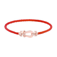 [Vera Jewelry]FORCE 10 HALF DIAMOND PINK GOLD RED CORDERI LARGE AND MEDIUM MODEL