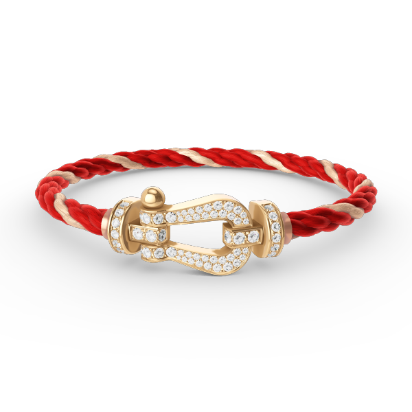 [Vera Jewelry]FORCE LARGE HORSESHOE FULL DIAMOND BRACELET GOLD