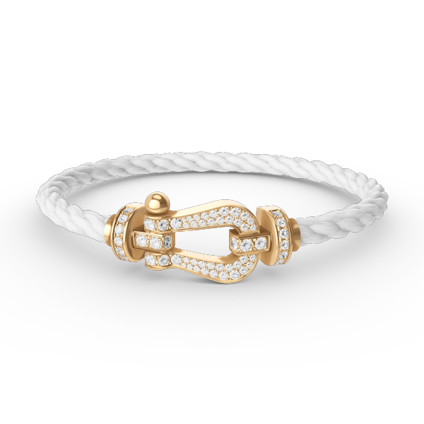 [Vera  Jewelry]FORCE LARGE HORSESHOE FULL DIAMOND BRACELET GOLD