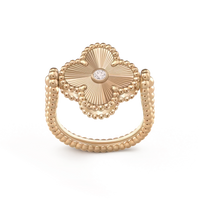 [Vera Jewelry]CLOVER RIVERSIBLE ROSE GOLD RING