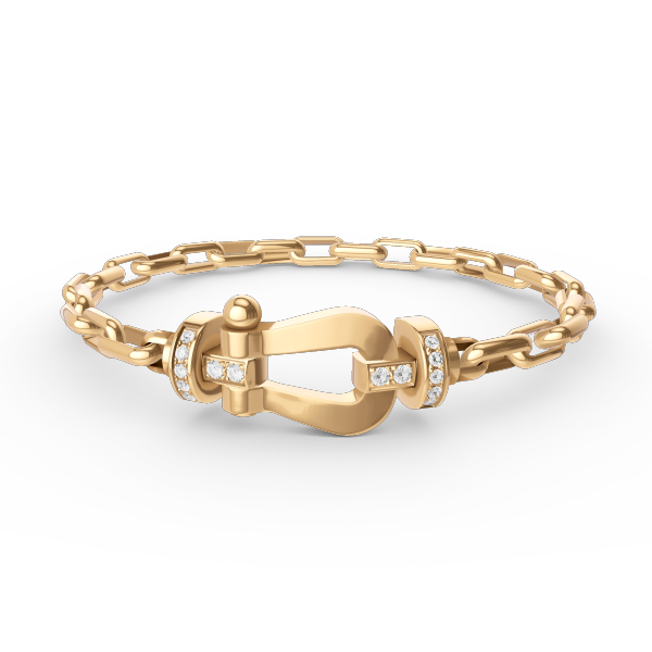 [Vera Jewelry]FORCE LARGE HORSESHOE CLASP  METAL BRACELET