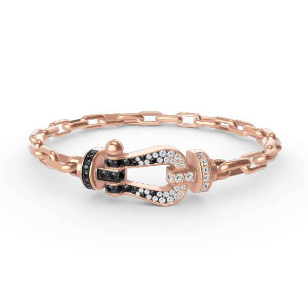 [Vera Jewelry]FORCE LARGE HORSESHOE CLASP  METAL BRACELET