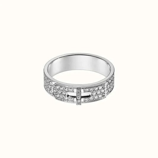 [Vera Jewelry]KELLY SILVER DIAMOND RING