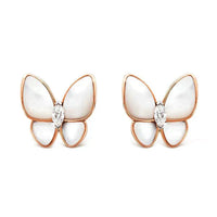 [Vera Jewelry]BUTTERFLY MOP DIAMOND EARRINGS