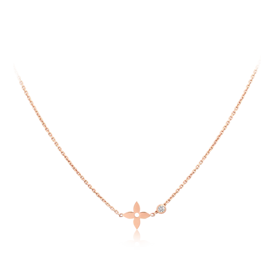 [Vera Jewelry]BLOSSOM PENDANT PINK GOLD AND DIAMOND