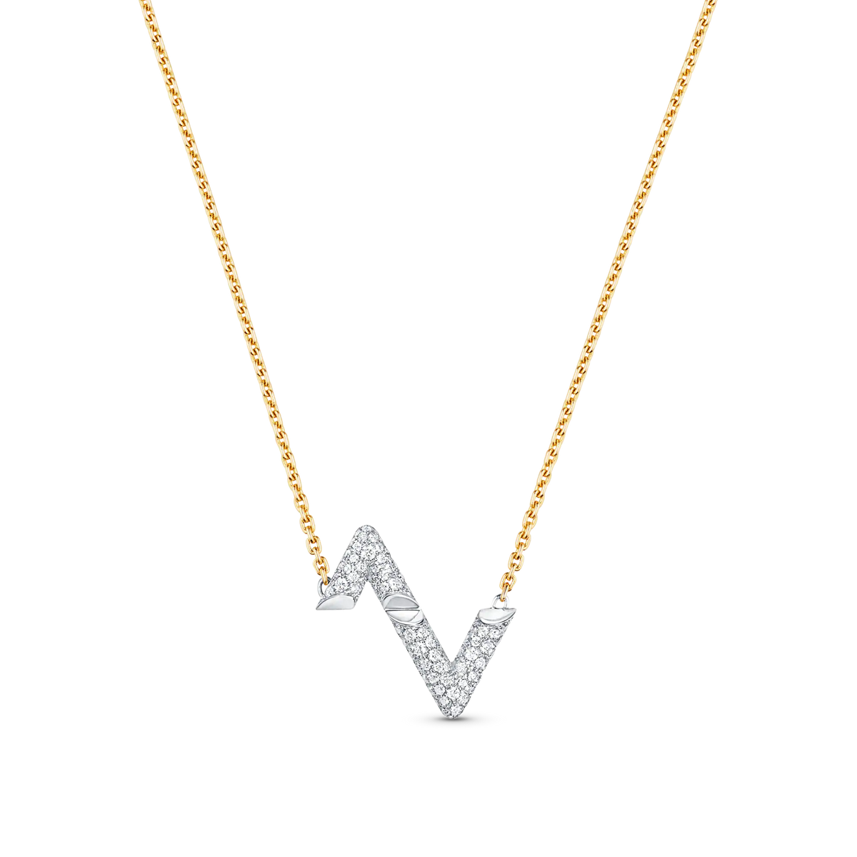 [Vera  Jewelry]VOLT SILVER DIAMOND PEDANT NECKLACE