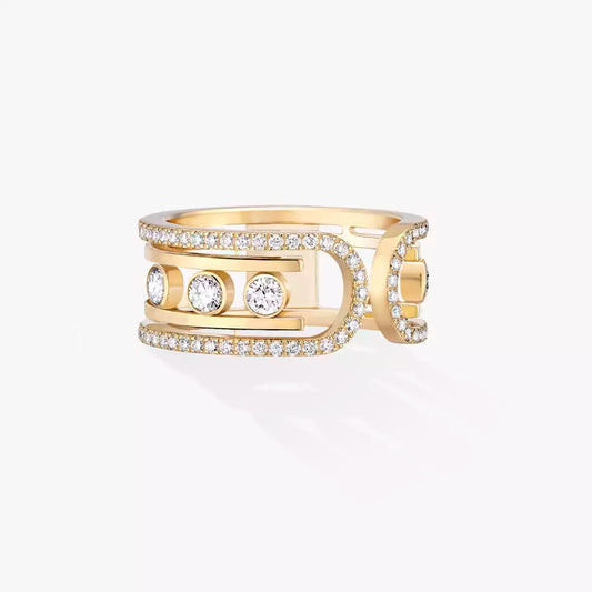 [Vera Jewelry]Move 10th ダイヤモンドリング（ゴールド）