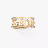 [Vera Jewelry]Move 10th Diamond Ring in Gold