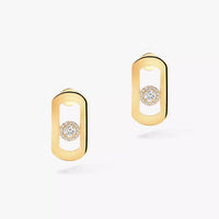 [Vera Jewelry]So Move Diamond Earrings in Yellow Gold