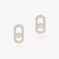 [Vera Jewelry]So Move Pave_-Set Diamond Earrings in Silver
