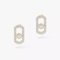 [Vera Jewelry]So Move Pave_-Set Diamond Earrings in Silver