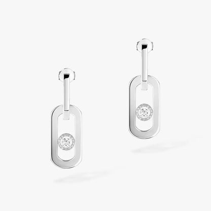 [Vera  Jewelry]So Move XL Diamond Pendant Earrings
