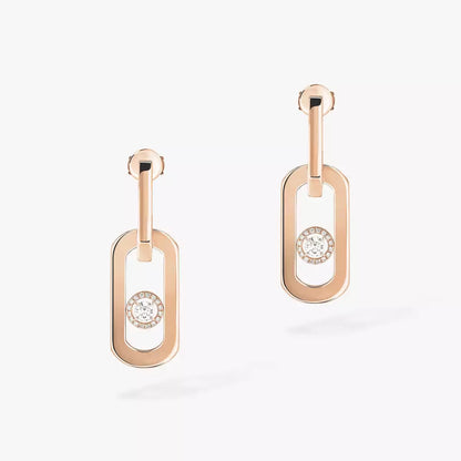 [Vera  Jewelry]So Move XL Diamond Pendant Earrings