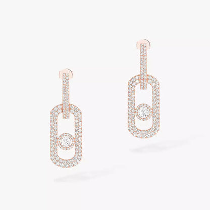 [Vera  Jewelry]So Move XL Pave_-Set Diamond Pendant Earrings