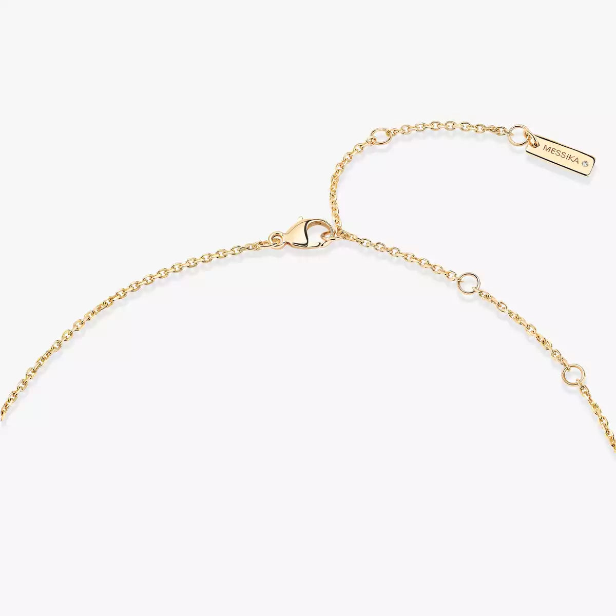 [Vera  Jewelry]Lucky Eye Diamond Necklace in Rose Gold and Turquoise