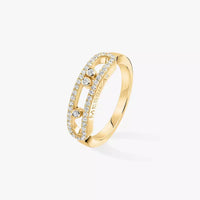 [Vera Jewelry] Baby Move Gold Diamond Pave_ Ring