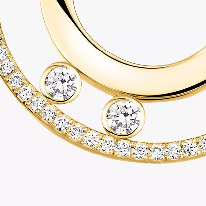 [Vera  Jewelry] Move Romane Small Diamond Hoop Earrings