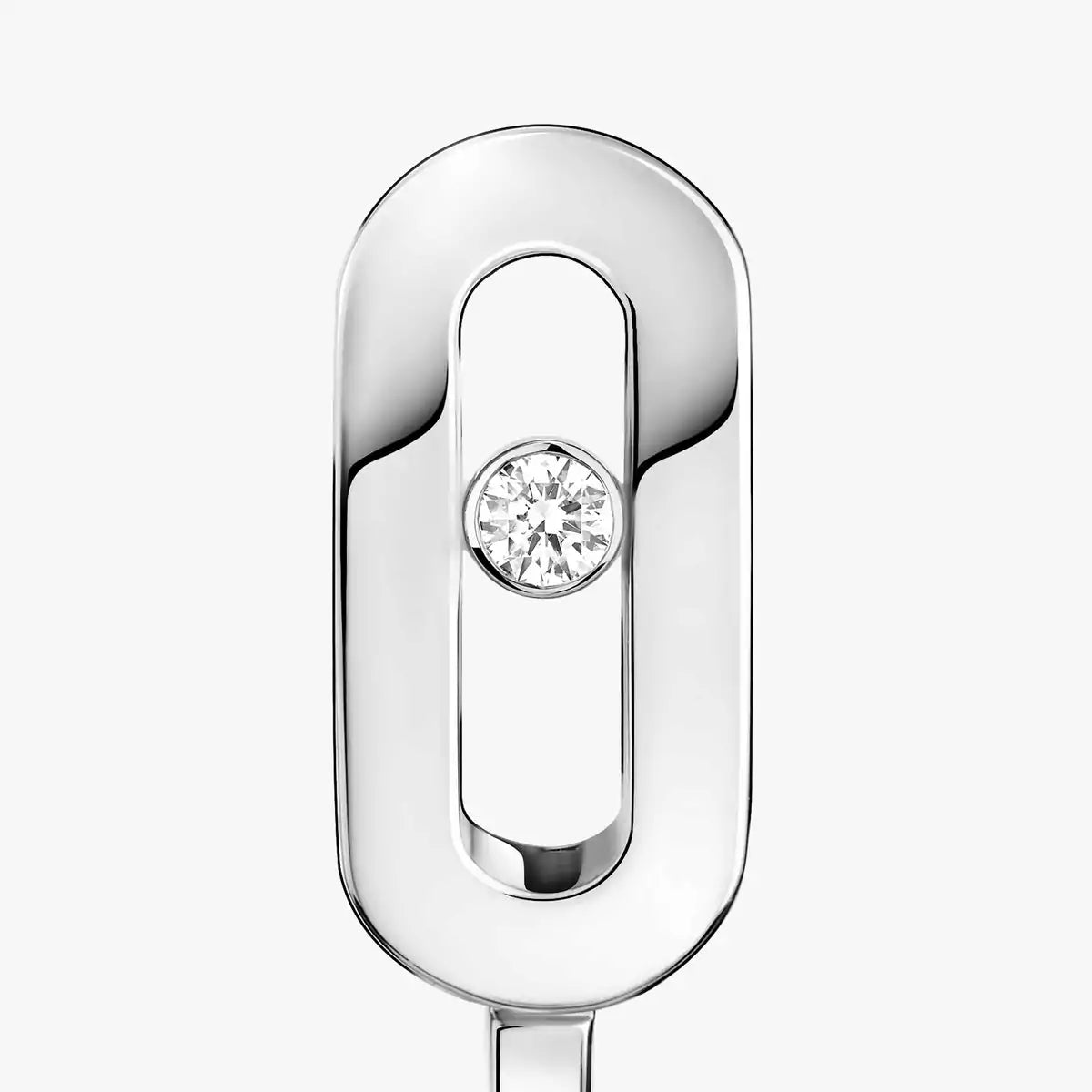 [Vera Jewelry]Diamond Mini Hoop Earrings Move Classique