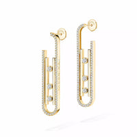 [Vera Jewelry]Diamond Pendant Earrings Move 10Th
