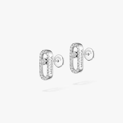 [Vera  Jewelry]Move Uno Diamond Earrings